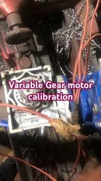 Variable gear motor speed testing #gearmotor #gearmaintenance