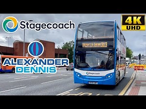 [Stagecoach: 313 Stockport to Manchester Airport via Cheadle Hulme] ADL Enviro400 (19243/MX08GME)