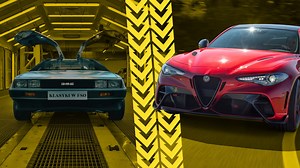 Alfa Romeo Giulia GTAm vs. DeLorean DMC-12, speed vs. nostalgia