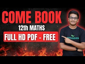 12th MATHS COME BOOK FULL PDF DOWNLOAD HD CLEAR FORMAT 2026 | #PUBLICEXAM2026