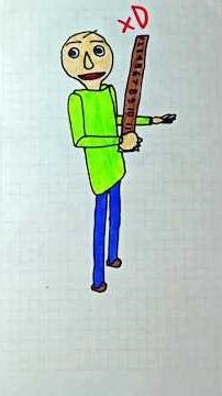 Dibujando a Baldi #artefácil #dibujo #tutorial