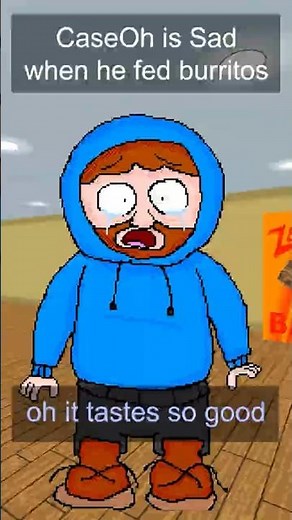 CaseOh is Sad, saying tastes good! #caseoh #funny #meme #baldisbasics