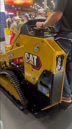 New cat mini skid at con expo # #heavyequipment #excavator