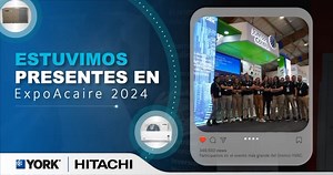 6.2K views · 24 reactions | YORK e Hitachi estuvieron presentes en #ExpoAcaire2024! Como cada año del pasado 26 al 30 de septiembre participamos en el evento más grande del Gremio HVAC en Corferias, Bogotá, Colombia. En nuestro stand, los visitantes disfrutaron de exhibiciones de equipos de última tecnología, mesas de negocio y mucho más. ¡Gracias por acompañarnos y ser parte de este gran evento! #expoacaire2024 | YORK Latin America R&LC HVAC | Facebook