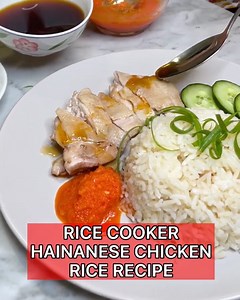 Here’s how to make Hainanese Chicken Rice using rice cooker 🐔🍚 Ingredients: 1. Chicken rice: -450g chicken thigh -some ginger -1.5 tsp salt -1 tsp sesame oil -5 cloves garlic & 5 shallots -3 tbsp oil -1 tbsp butter -2 cups rice -2 cups of rice -1.5tsp chicken powder -spring onion heads 2. Soy sauce: -80ml hot water -4tbsp soy sauce -1 tsp sugar 3. Chili sauce: -3 red chillies -2 cili padi -50g ginger -30g garlic -1tbsp lime juice 🔗 Get the rice cooker from https://shp.ee/pu6gkj8 🔗 Get the ch