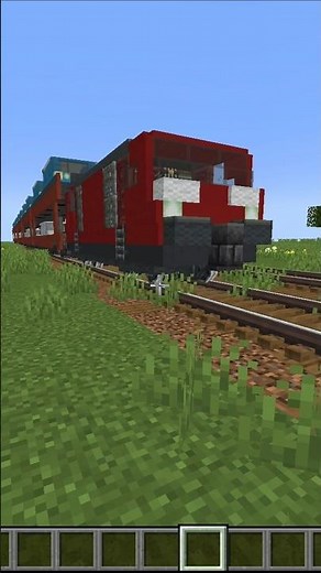 Minecraft Create mod train - BR 245 Showcase #minecraft #createmod #train #minecrafttrain