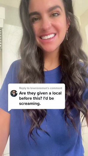 Reply to @brwnsnoman Yes! I give a local injection before the procedure! I linked a video where I draw up the injection and one were I included the injection @drdanielleedwards @drdanielleedwards