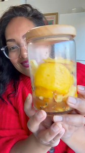 Mauritian Fruit Salad (Fruits Confit) it’s eaten as a snack during the day! It hits all the flavours we need Sweet Sour Salty Hot ! If your fruits are very sweet and ripe you wont need to add extra sugar but mine were super sour!! Ingredients 1 mango 1/2 small pineapple 1 passionfruit 2 chillies 1/2 tsp sea salt flakes 1tsp white vinegar 1tsp brown sugar 1-2tsp tamarind paste Adjust the flavours until you have the perfect balance of sweet sour salty and hot! Place into a jar and let the flavour 