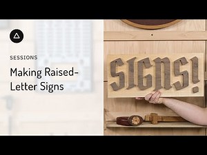 Session 129 - English: Making Raised Letter Signs