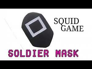 How to make Squid game soldier mask | Diy mask | Guard mask