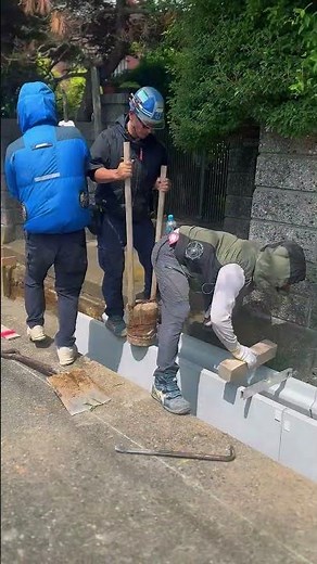 U字溝ができるまで｜道路脇を整える現場作業