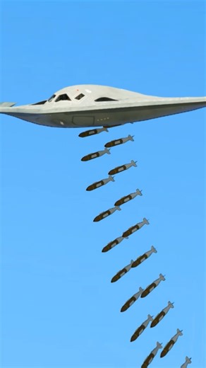 Amazing Scene Of B2 Spirit Bomber Jet Dropping Million Of Cluster Bomb's-Gta5