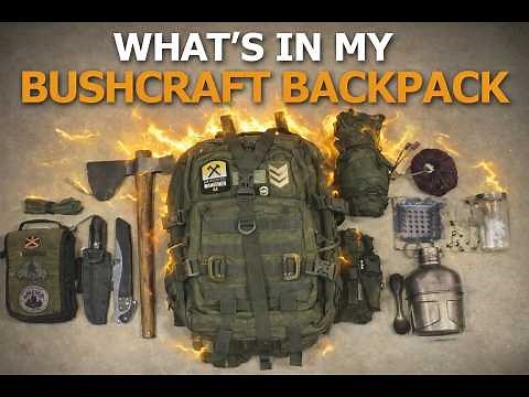 What's In My Bushcraft Backpack. How To Outfit Your Bushcraft Backpack!