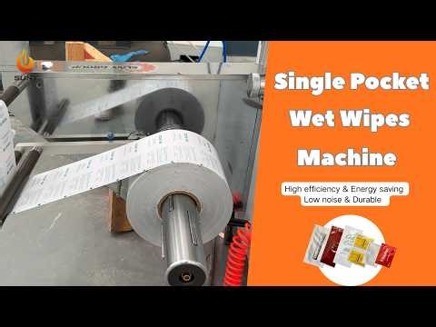 Individually Wrapped Wet Wipes Machine丨High efficiency & Energy saving