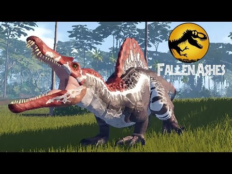 Jogando de Spinosaurus🦖| Fallen Ashes Roblox 01)