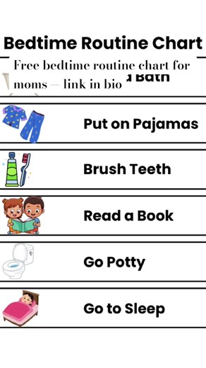 This Bedtime Chart Changed Our Nights