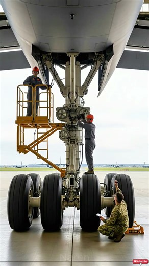Look closer at the intricate mechanics of heavy transport aircraft