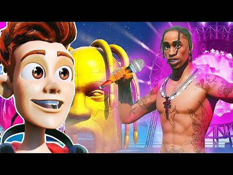 Travis Scott zerstört die Fortnite Map im LiveEvent!! + Diamanten Code mit ‪@Markyy‬