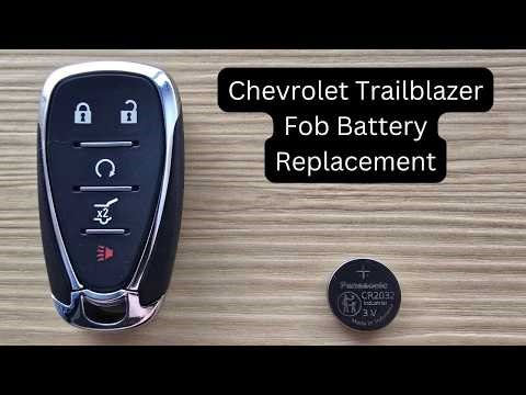 How To Replace or Change Chevrolet Trailblazer Remote Key Fob Battery 2026