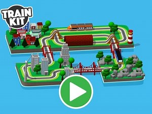 Train Kit Part 2 - Best iPad app demo for kids - Ellie