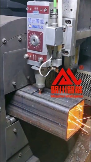 zinc and steel guardrail tube metal tube laser cutting machine side mounted