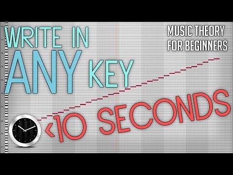 How to Write in ANY Key with one Helpful Trick // Music Theory for Beginners