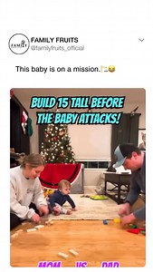 This is a win for everyone! 🙌 Parents bonding with the baby, encouraging development, while also bonding with each other through some healthy competition. It’s all about learning, laughing, and growing together! 🏆 Who else loves a little playful competition with the fam? Drop a 🙌 if you’re all about that family bonding time! #kidsalwaysknowhowtokeepit100 #familyfun #playfulparenting #parentingwin 📽️:Please DM for video credit or removal. | Family Fruits