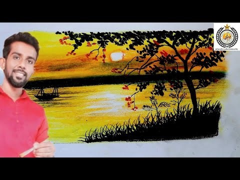 easy scenery drawing for kids