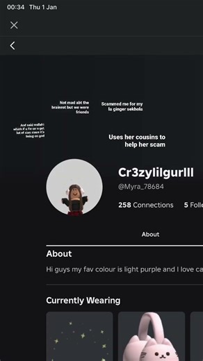 She’s a lier and scammer if u guys can try to join her on ur alt and scam her if y’all want