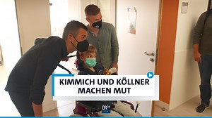173K views · 4.7K reactions | Joshua Kimmich vom FC Bayern München und TSV 1860 München-Trainer Michael Köllner haben schwerkranke Kinder besucht. Sie waren auf der Kinder-Palliativstation im Klinikum Großhadern, organisiert vom Mutmach-Projekt "Wie man Riesen bekämpft" von Mentaltrainer David Kadel. #BR24Sport | BR24Sport | Facebook