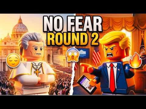 The Pope Said No Fear. Trump Kept Typing. | LEGO Vatican vs White House