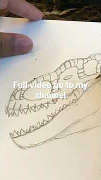 How to draw indoraptor #jurassic world fallen kingdom #indoraptor
