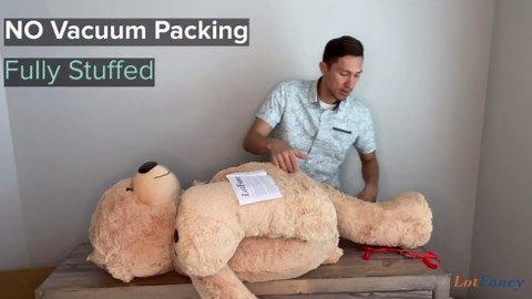 LotFancy Teddy Bear Stuffed Animals, 20 in Plush Toy Gifts for Kids, Boys, Girls