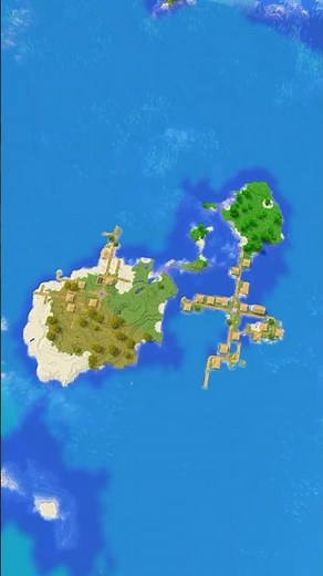 Minecraft Seed With TWO VILLAGE ISLANDS!