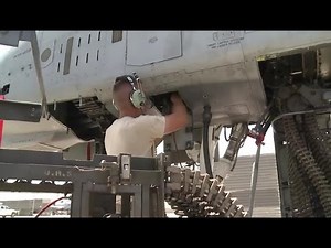 A-10 Warthog reloading the Big Gun