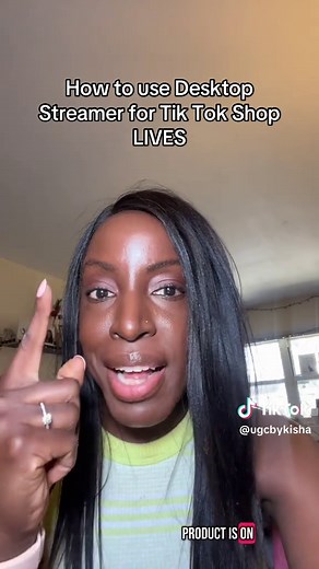 Utilizando el Desktop Streamer para TikTok Shop LIVES