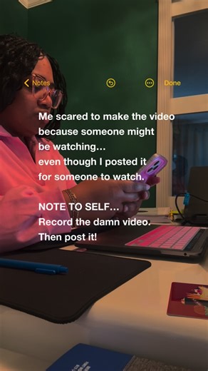 Anndrea Harris on Instagram: "We’re scared to be seen… but that’s literally the point of posting. Note to self: post the damn video."