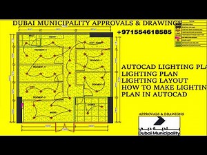 Lighting plan - AutoCAD Lighting plan - How to make lighting layout in AutoCAD - Drawings Solution