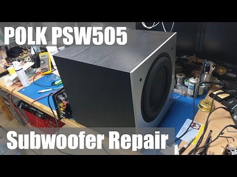 Polk PSW505 Repair - Low or No Audio Output