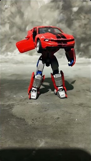 Mobil berubah menjadi robot transformer #transformers #robot #toys #anak