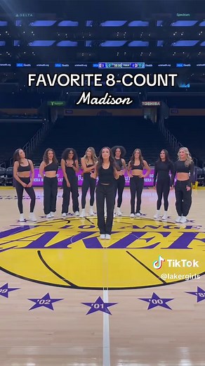 Favorite 8-Count Dance Challenge with Lakers Girls