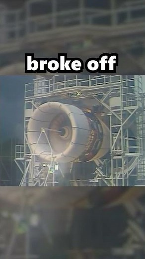 Airplane Engine Blade Off Test #shorts