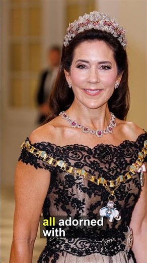 Queen Mary's Stunning Ruby Tiara Revealed