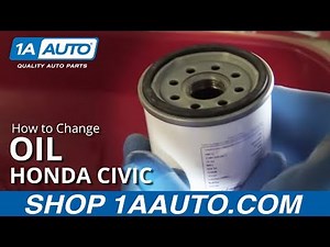 How to Change Oil 01-05 Honda Civic