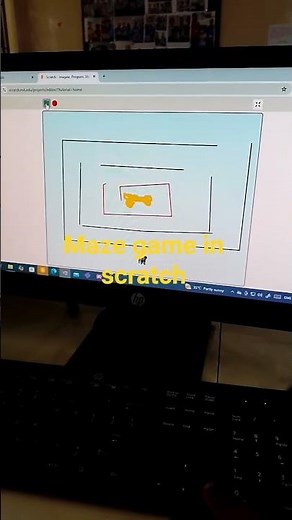 Maze game using Scratch