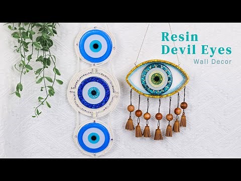 How to make Resin Evil Eyes Step by Step | Epoxy Resin Art for Beginners