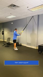 37 reactions | When performing the TRX deep squat, be sure to squat as low as possible, or until the knees are flexed to more than 90 degrees. The knees should remain behind, or directly over, the toes. Be sure to keep the weight evenly distributed among the big toe, little toe, and heel. Learn more exercises in Complete Guide to TRX® Suspension Training®. | Human Kinetics | Facebook