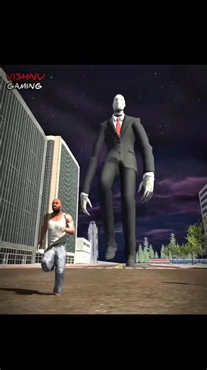 Franklin In Danger 😱 Hulk Vs Slender Man 💥 #shorts #indianbikedriving3d #gta