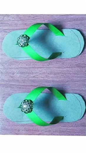 DIY MINI ORIGAMI PAPER SLIPPERS /Paper Crafts For School / Paper Craft /Origami Slippers easy