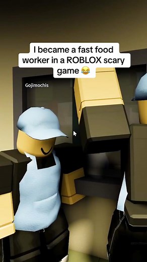 Exploring Fast Food Work in a Roblox Scary Game